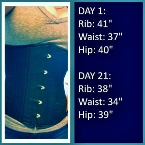 real waist training diary